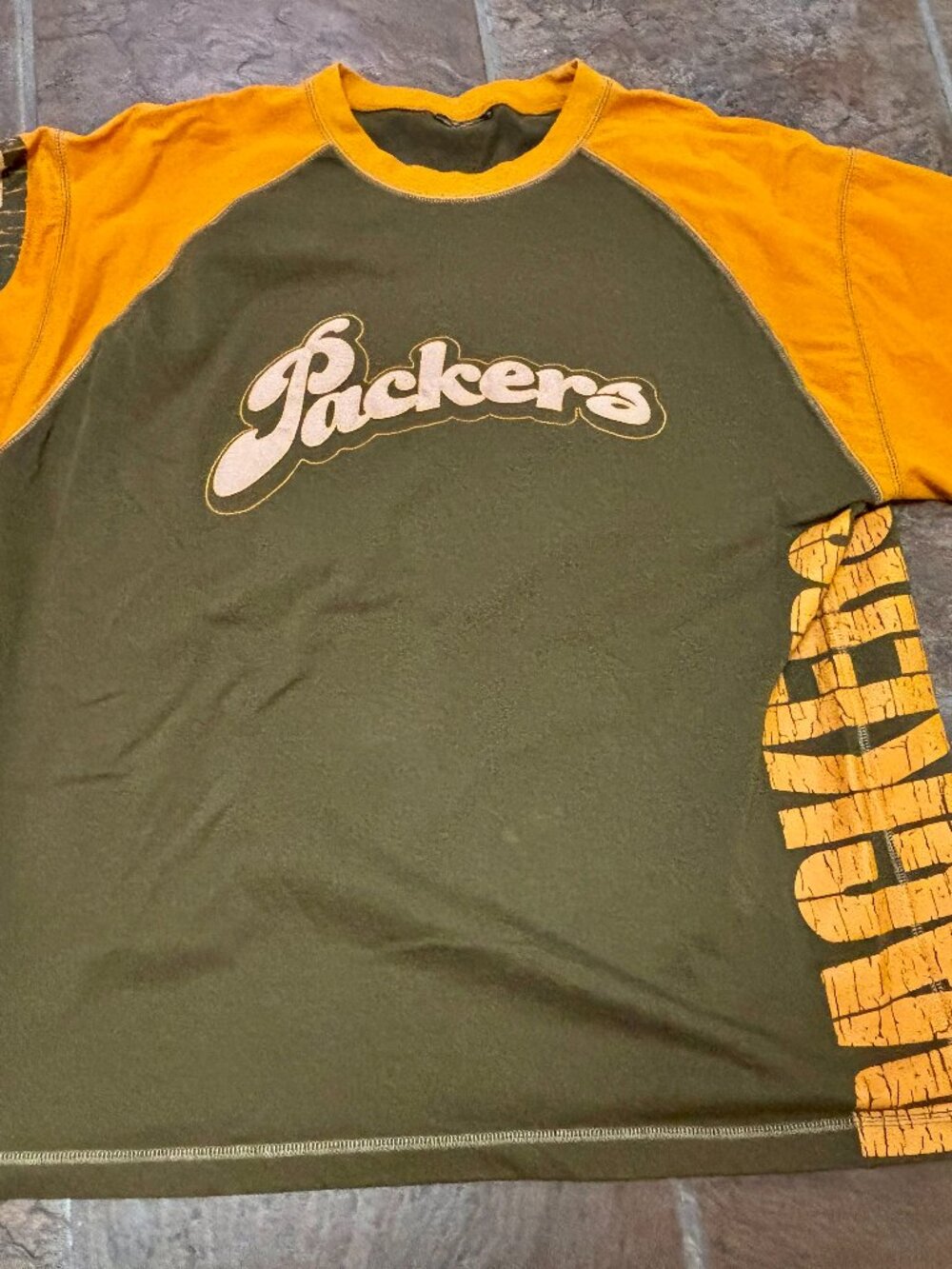 ~~NFL No Huddle Green Bay Packers Long Sleeve Shirt Men's XL Sleeve